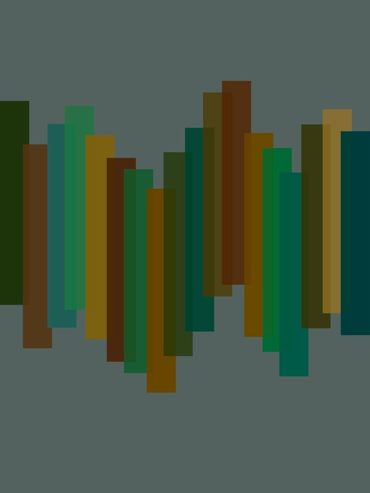 Abstract Green Lines