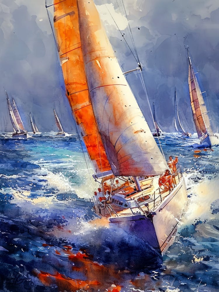 Sailboats In The Ocean sport