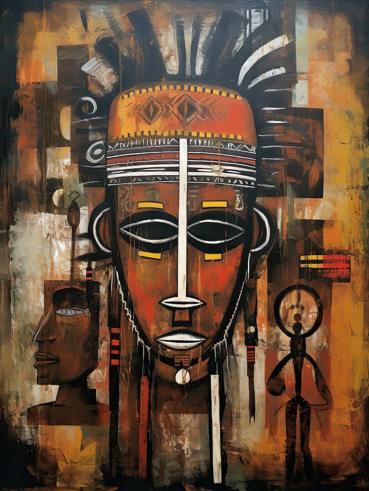 African Tribe Mask