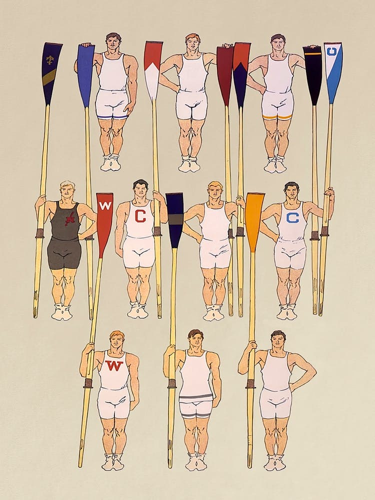 College Rowing Club, Edward Penfield