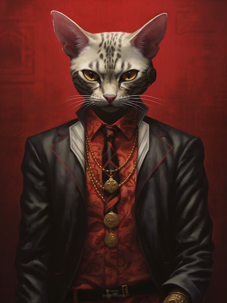 Gangster Cat Egyptian Mau