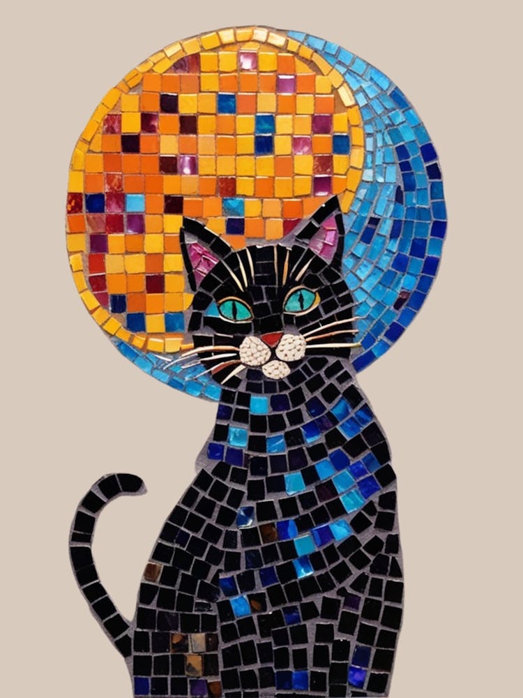 Mosaic Cat 17