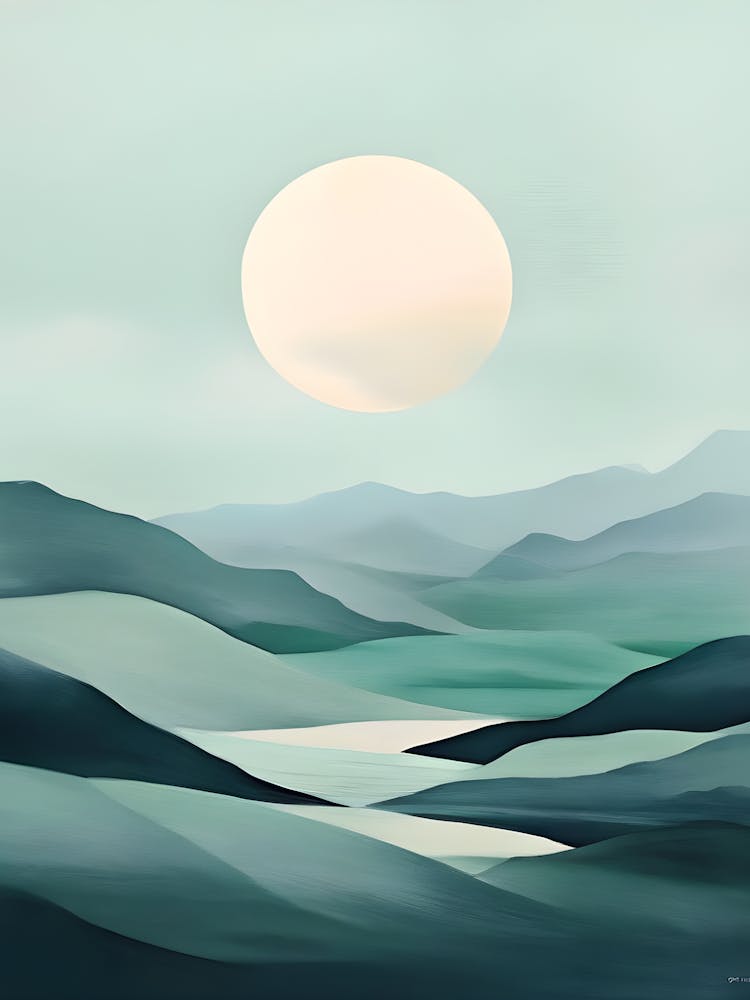 Landscape With A Sun