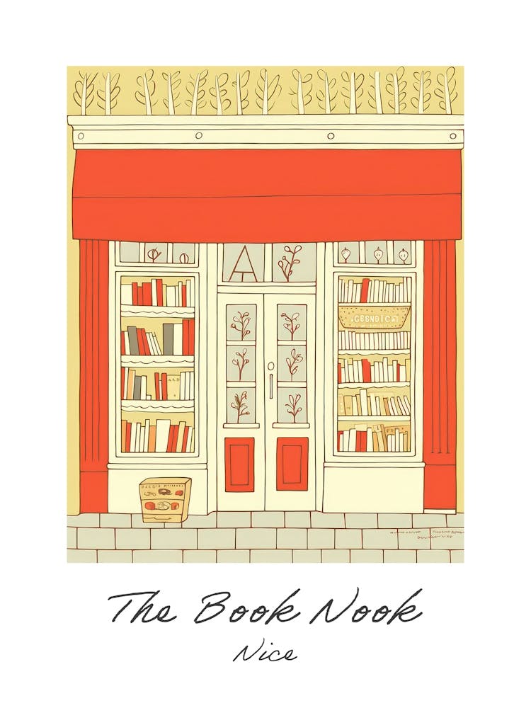 Nice The Book Nook Pastel Colours 1 Poster
