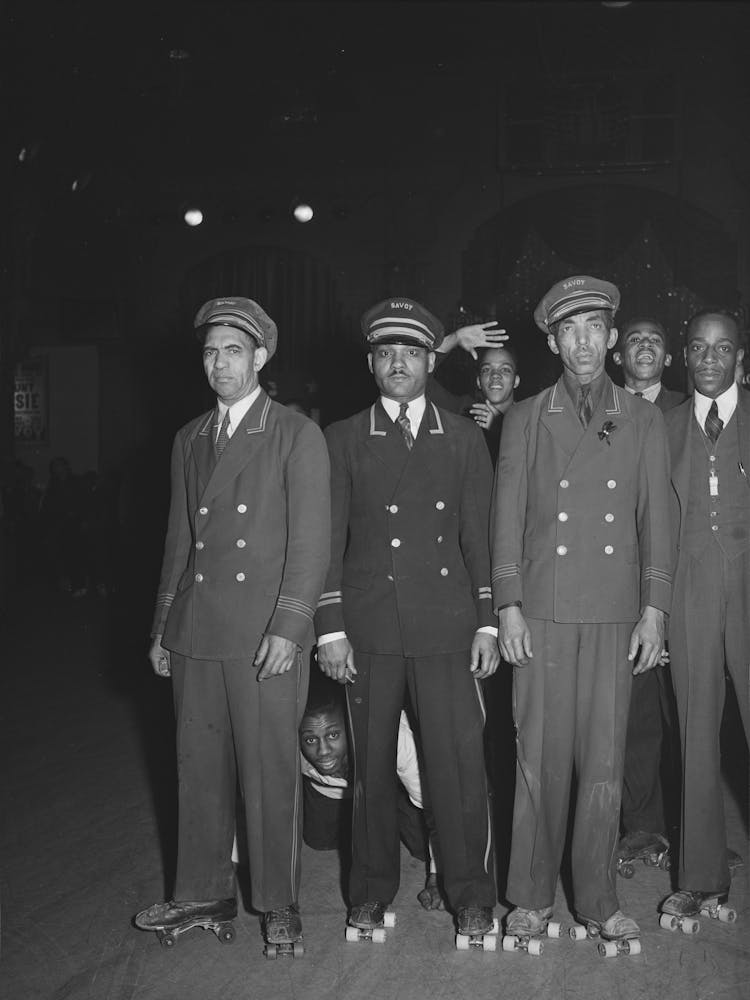 Instructors In Roller Skating At Savoy Ballroom, Chicago, Illinois By Russell Lee