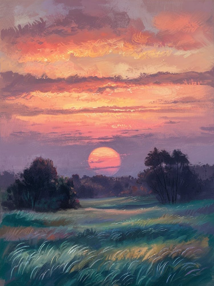 Sunset In The Field 2