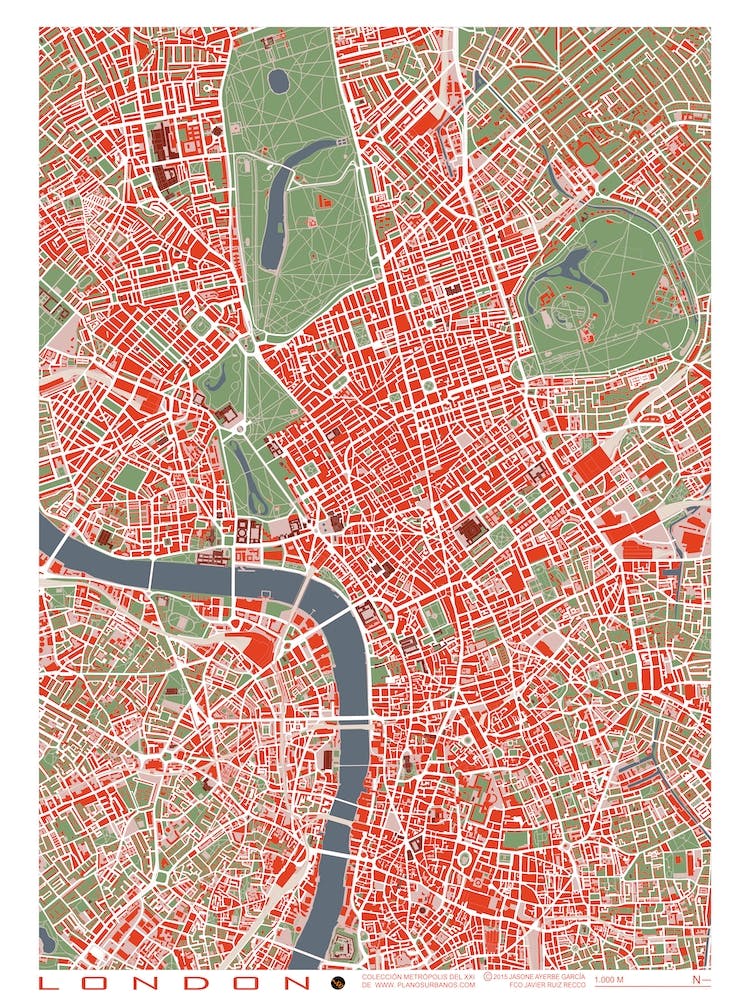 London Classic Map