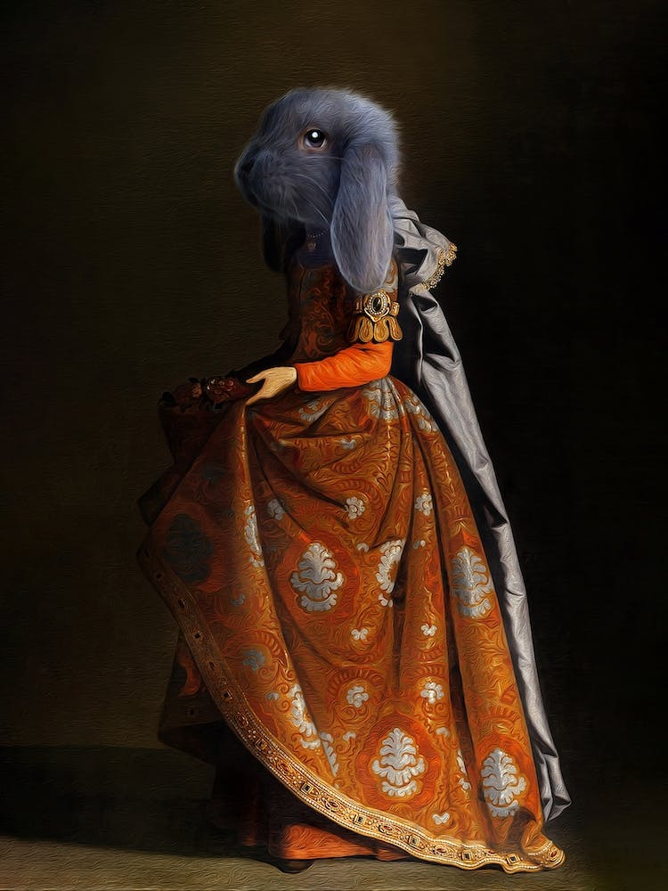 Lady Casilda Rabbit Pet Portraits