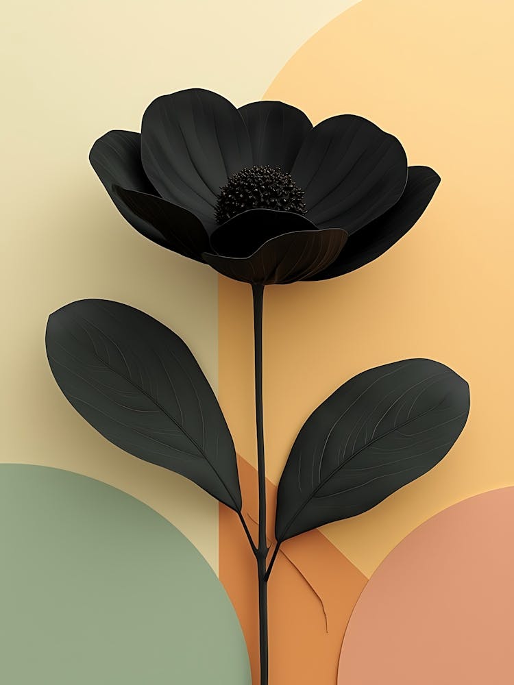 Delicate Neutral Foliage on Subtle Canvas