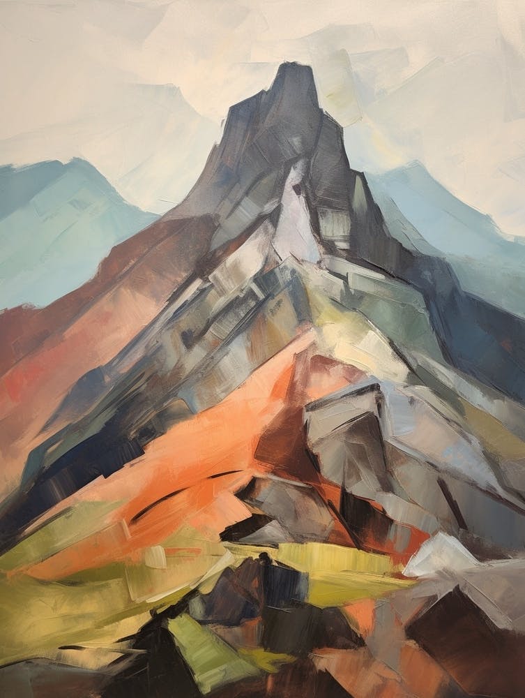 Scafell England 5 Mountain Painting