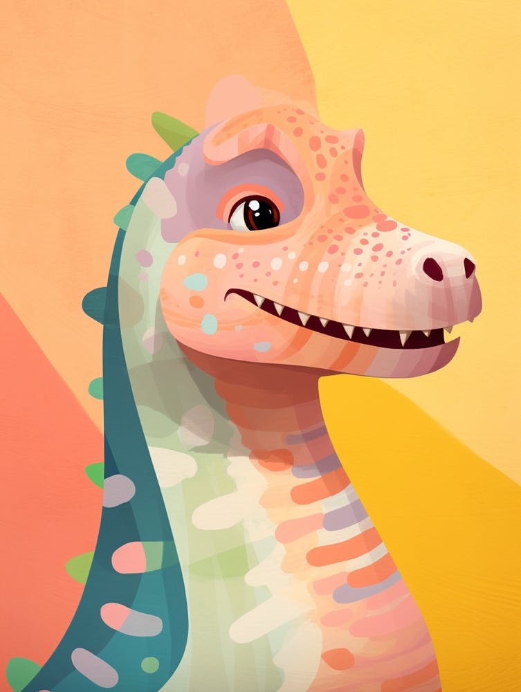 Colourful Dinosaur Sauroposeidon 1