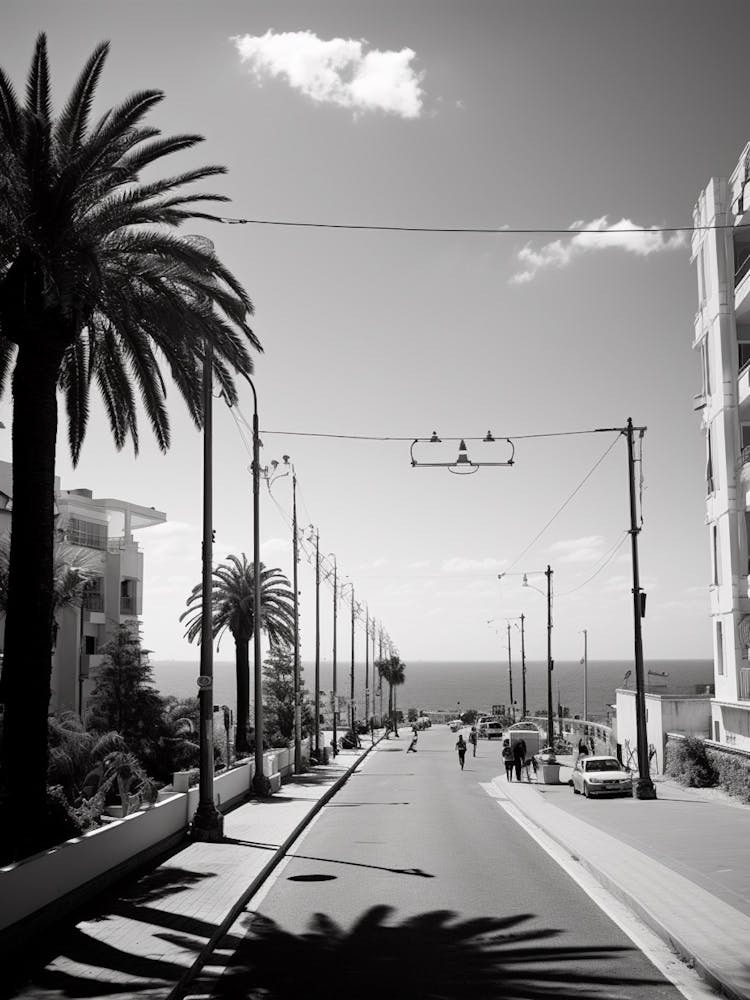Haifa, Israel, Mediterranean Black And White Photography Analogue 4