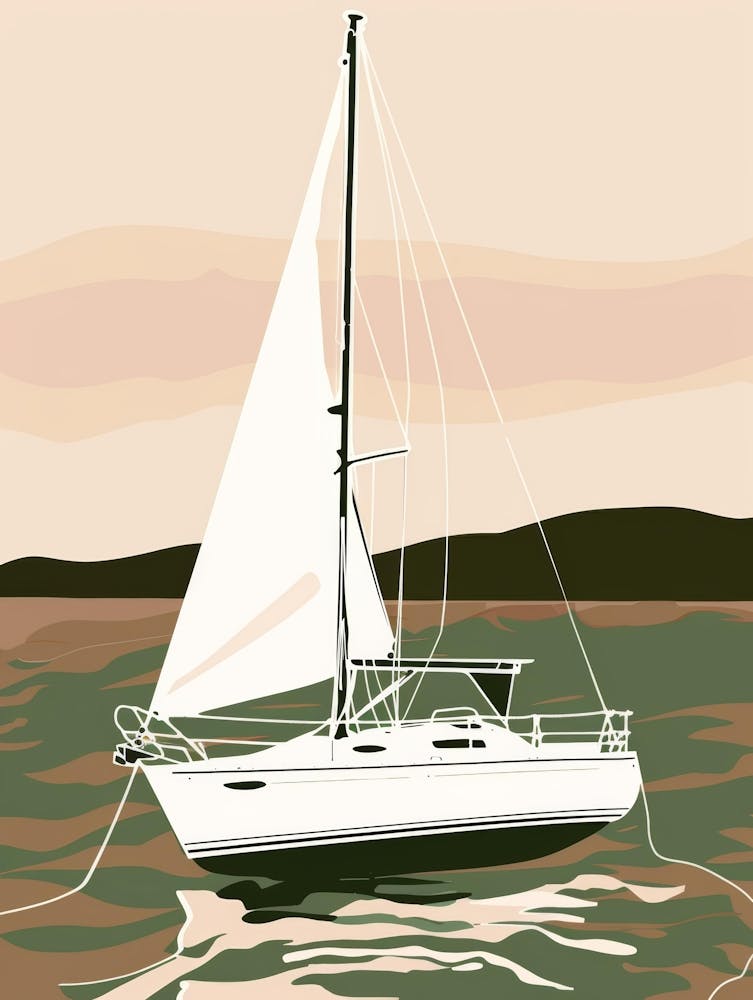 Sailboat — Stock Vector 1