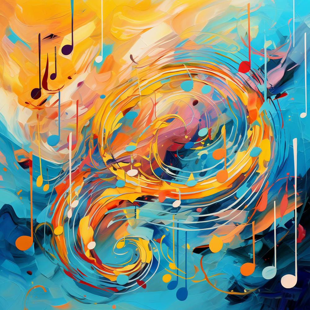 Abstract Music Painting