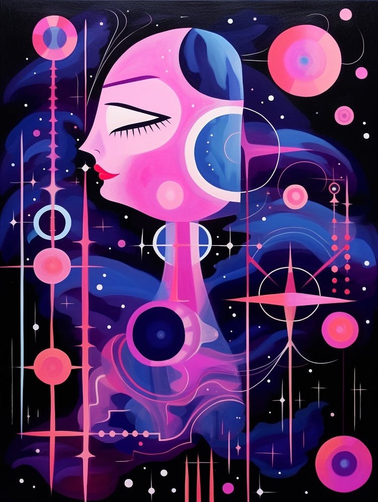 Cosmic Imagery Geometric Abstract 7