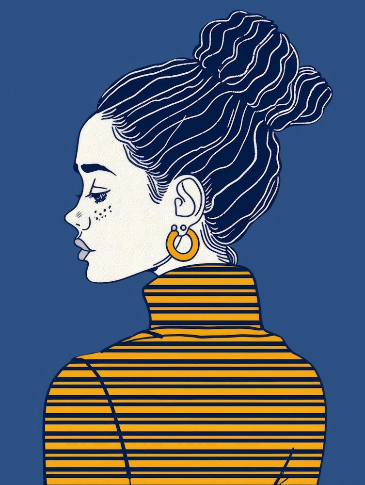Girl With A Bun