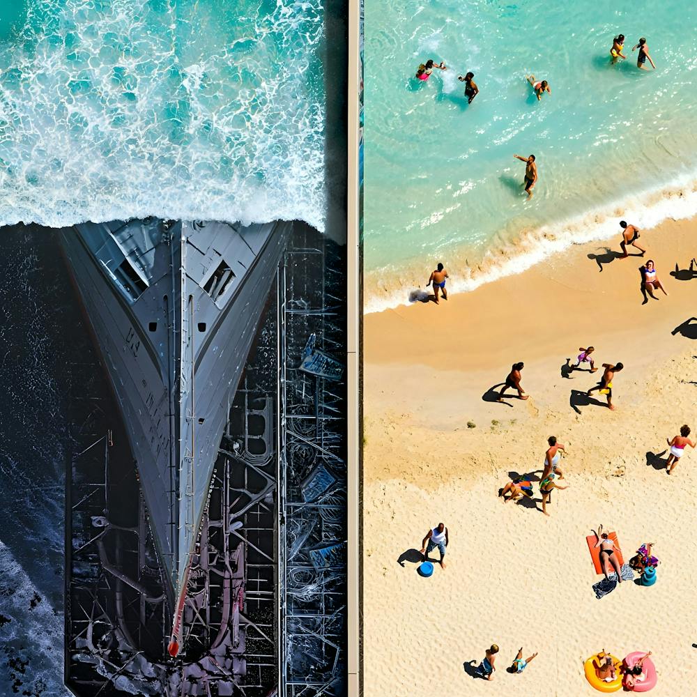 Dual Realities – Maritime Strength Meets Coastal Leisure