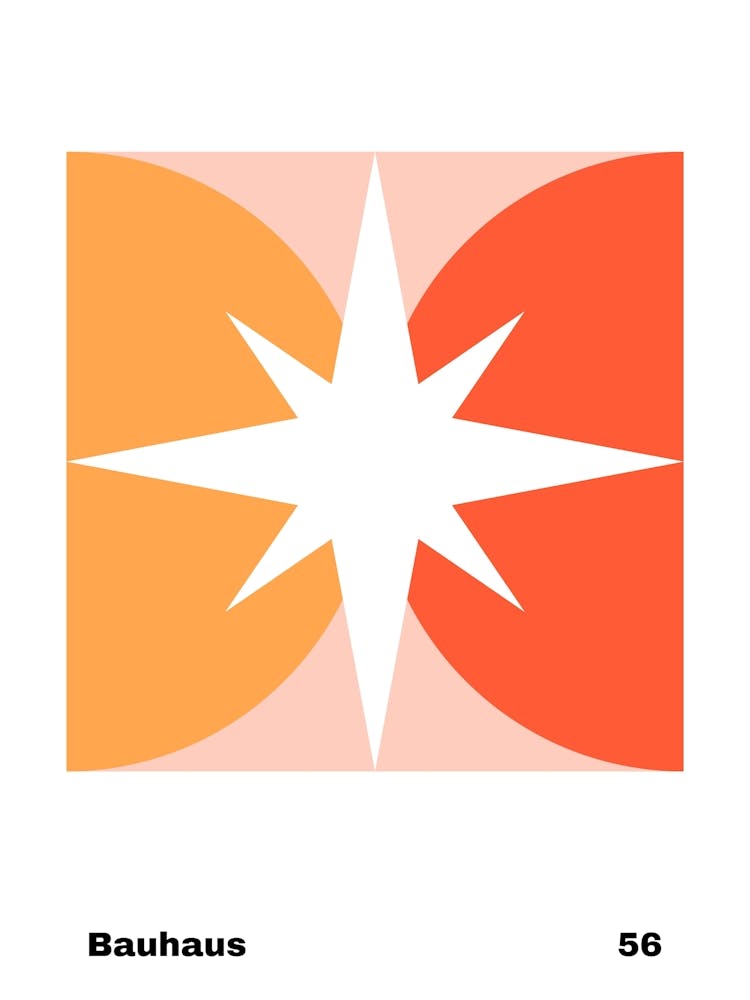 Geometric Bauhaus Poster 56