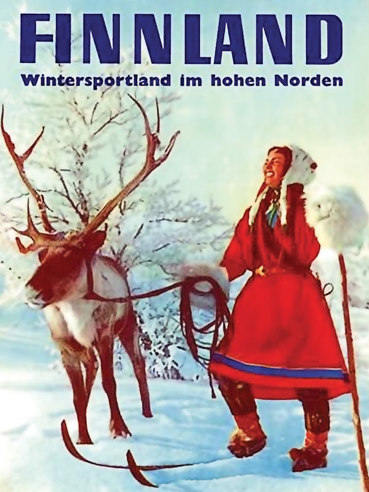 Finland, Hohen Norden, Travel Poster