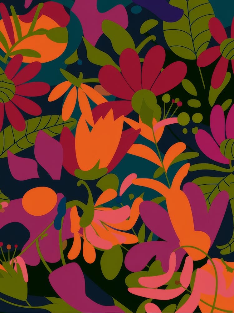 Vibrant Floral Symphony