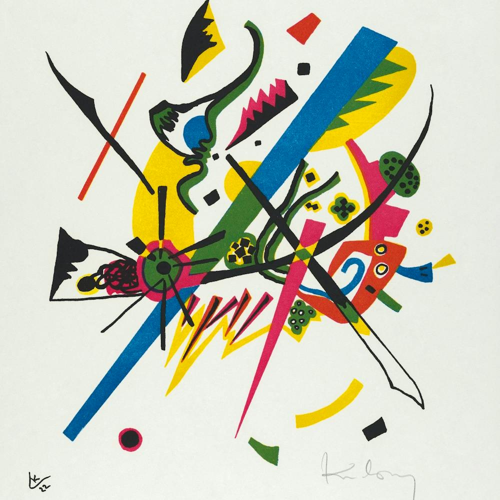 Wassily Kandinsky Kleine Welten I (Small Worlds I) (1922)