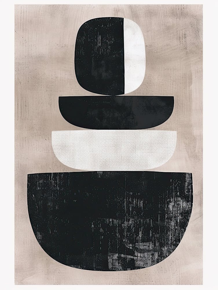 Broken Waves Bauhaus Minimalist