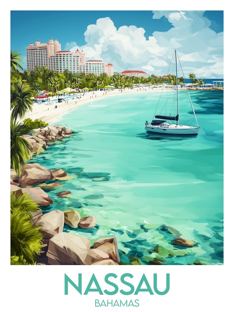 Affiche de voyage Nassau