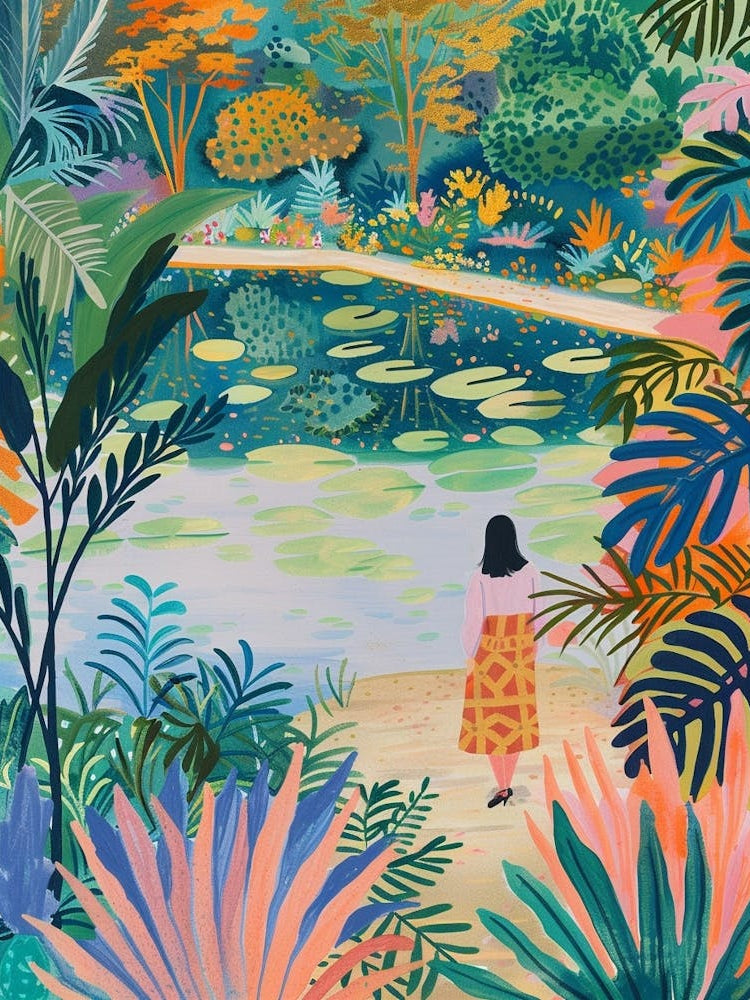 In The Garden Chateau De Chantilly Gardens France 1