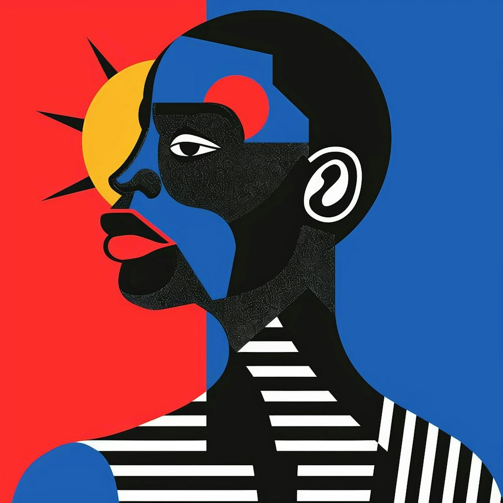 Man With Striped Shirt