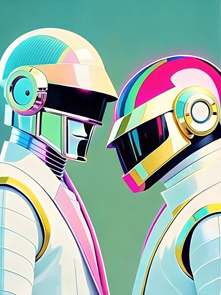 Daft Punk Colorful