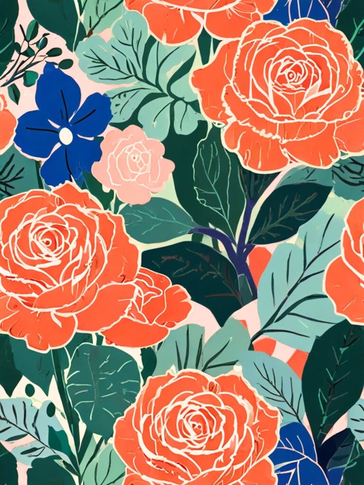 Orange Roses