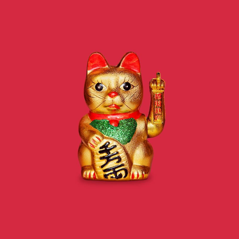 Lucky Cat Square