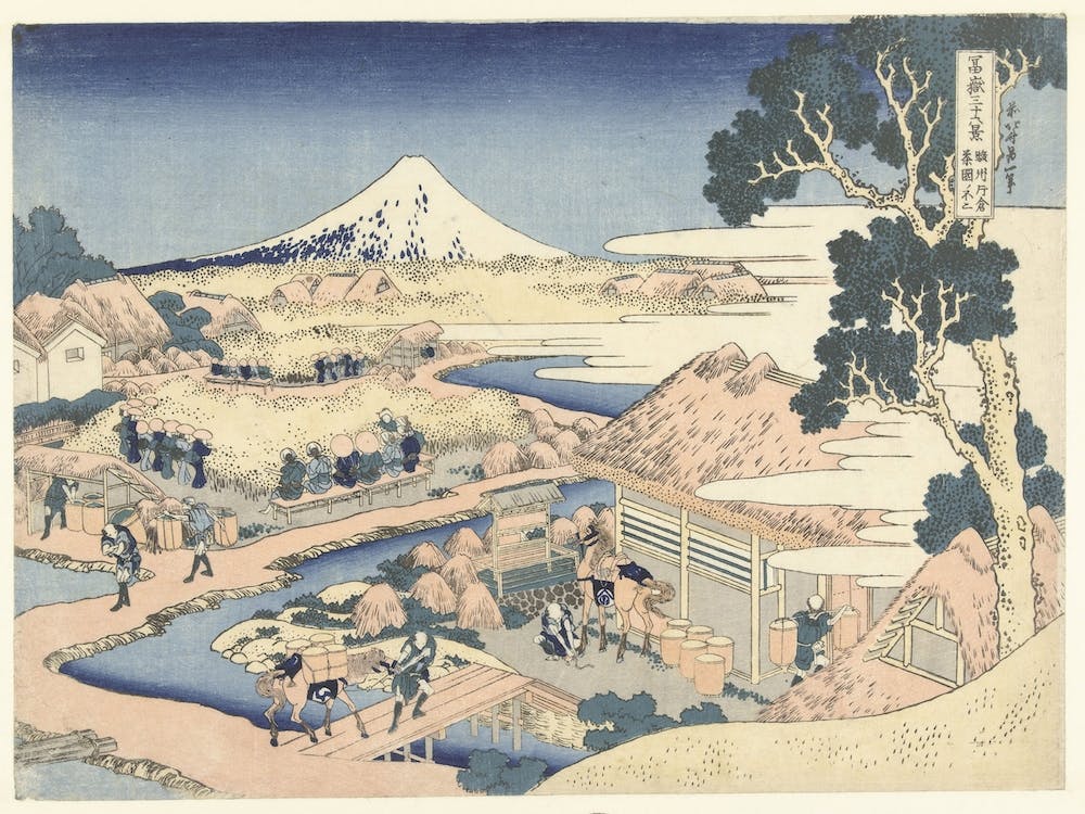Thirty Six Views Of Mount Fuji, Katsushika Hokusai 1