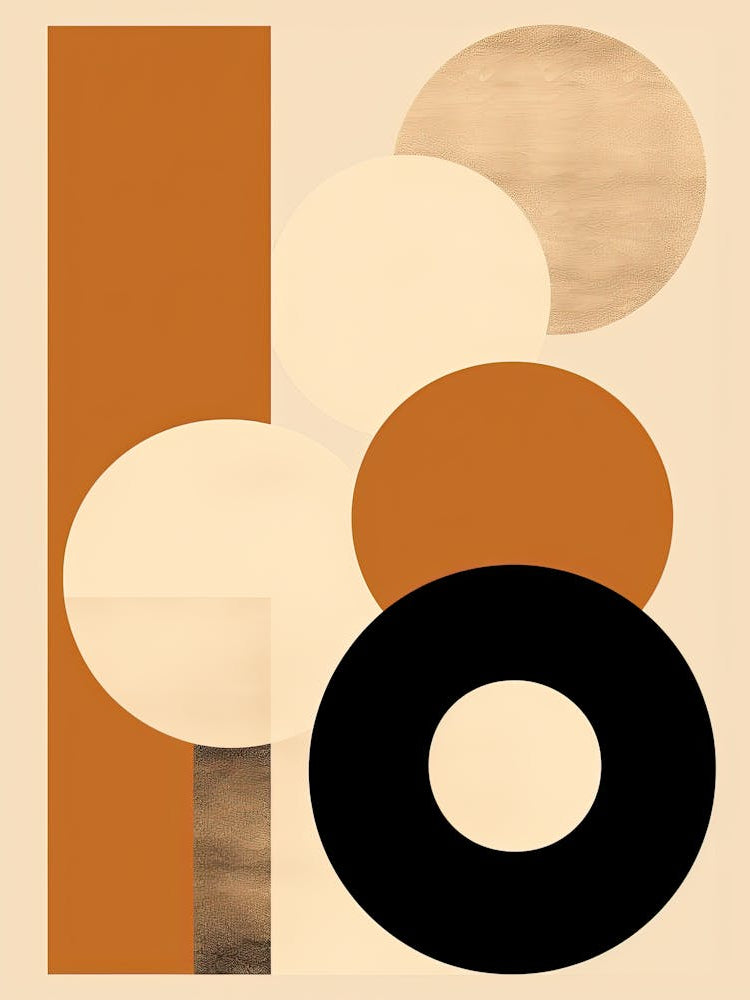 Geometric Legacy; Retro Radiance Mid Century