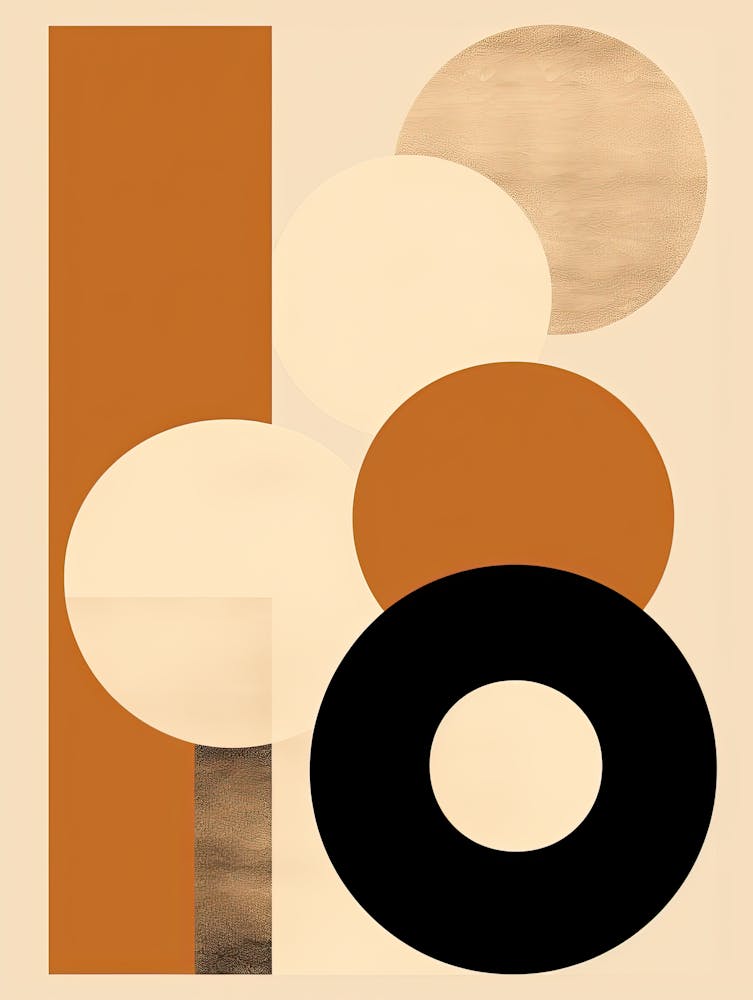 Geometric Legacy; Retro Radiance Mid Century