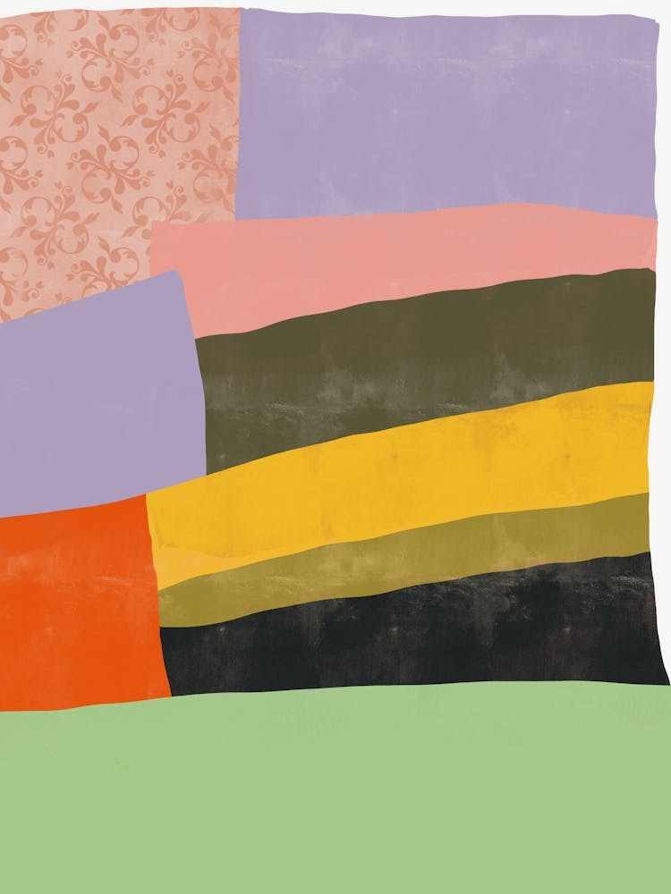Abstract Painting collage