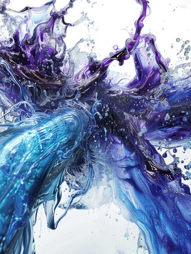 Blue Water Splash 3