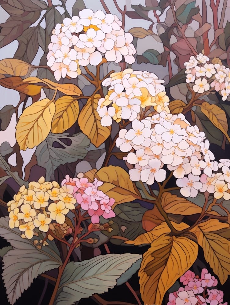 Lantana 4 Flower Painting