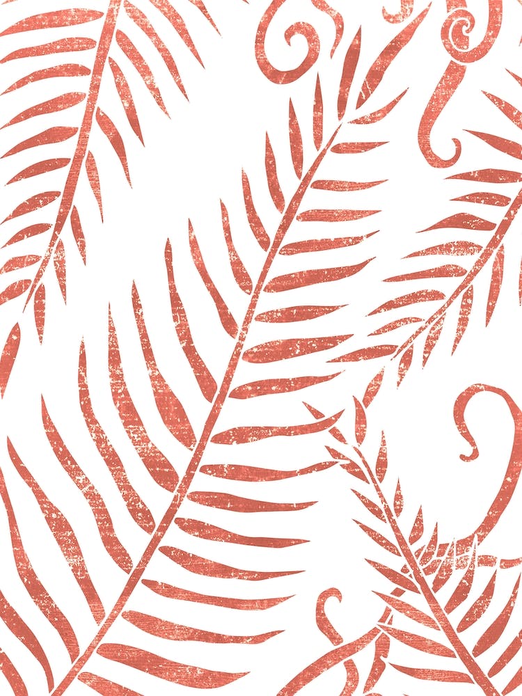 Terracotta Leaves 02 Line