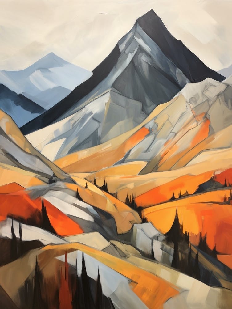 Great End England 2 Mountain Painting