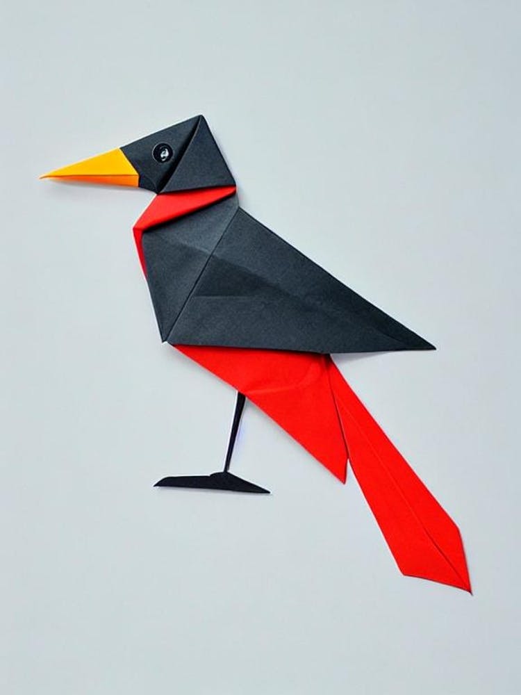 Cormorant 1 Origami Bird