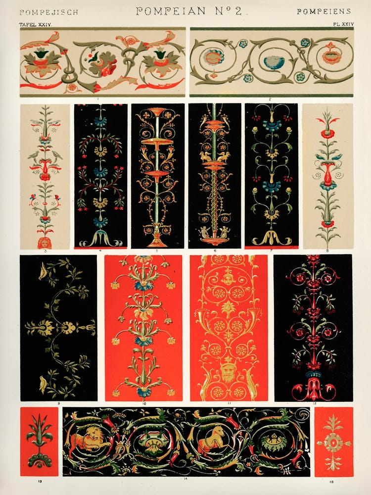 Vintage Pattern Illustration, Owen Jones                                        