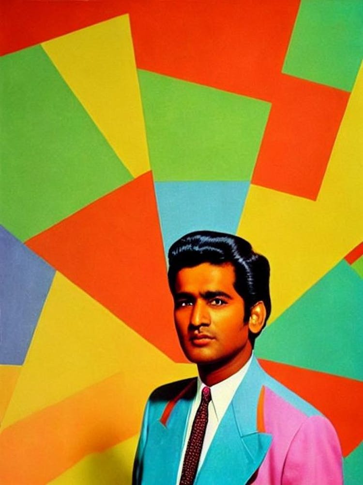 Abhijeet Colourful Pop Art