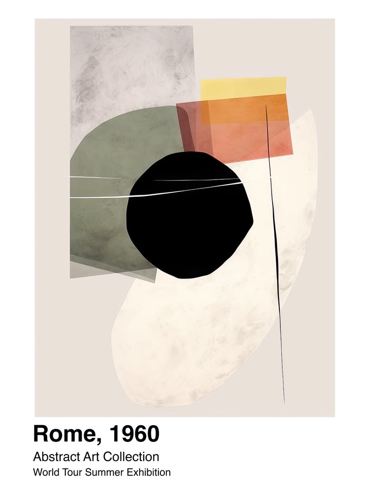 World Tour Exhibition, Abstract Art, Rome, 1960 8