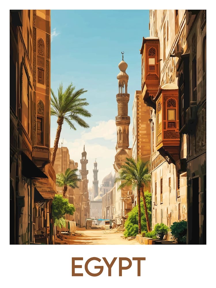 Affiche de voyage Egypt 1