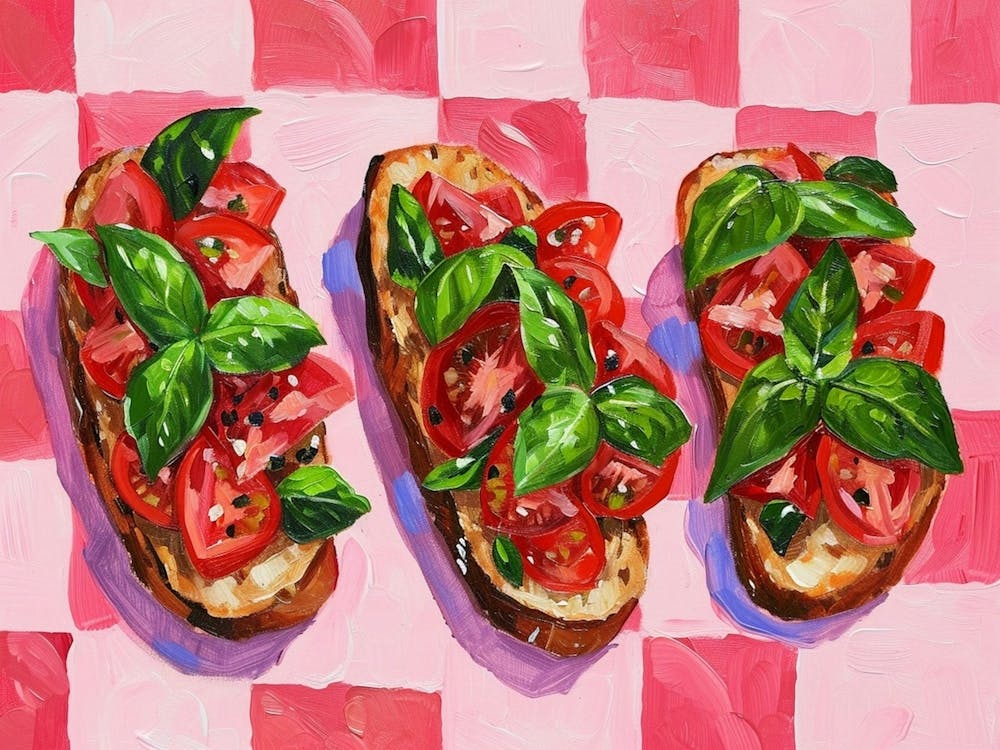 Bruscetta Pink Checkerboard 3