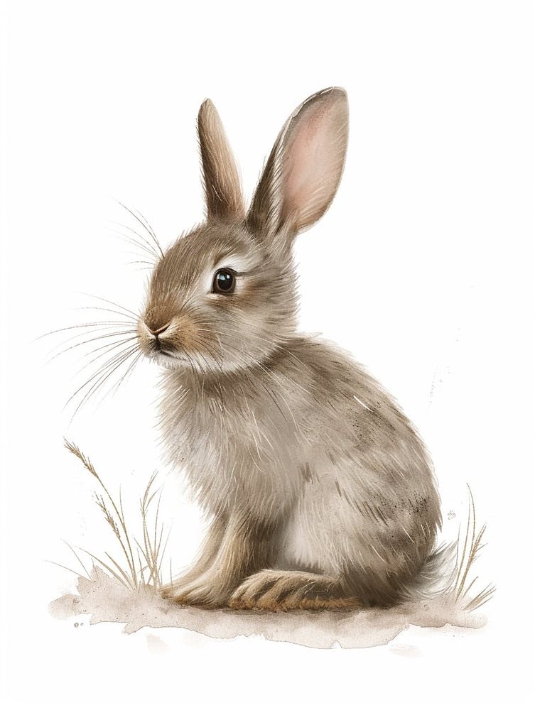 Britannia Petite Rabbit Nursery Illustration 1