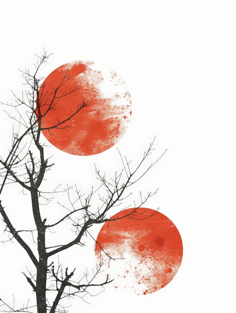 Tree With Red Circles 1