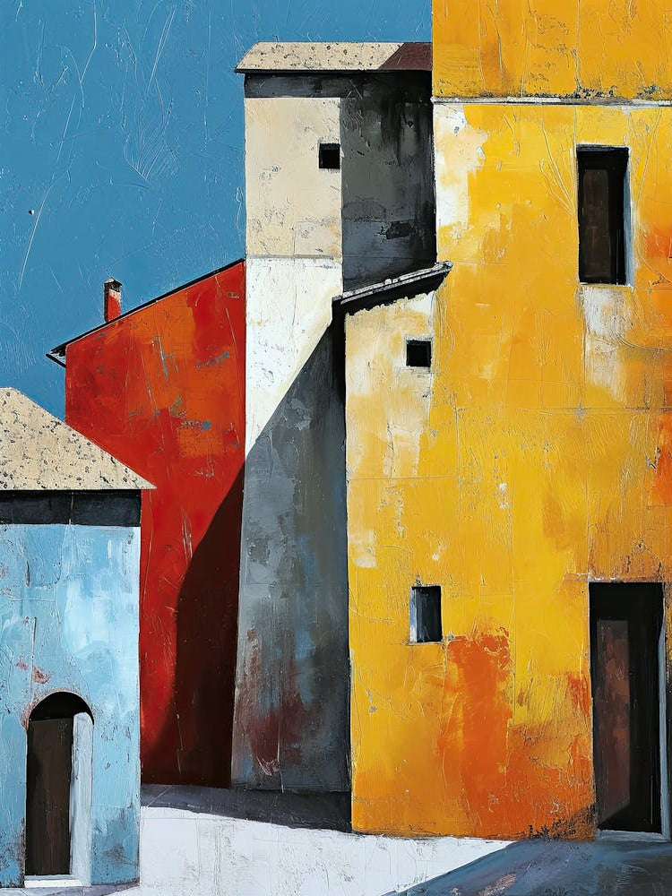 Houses In Tuscany, Italy