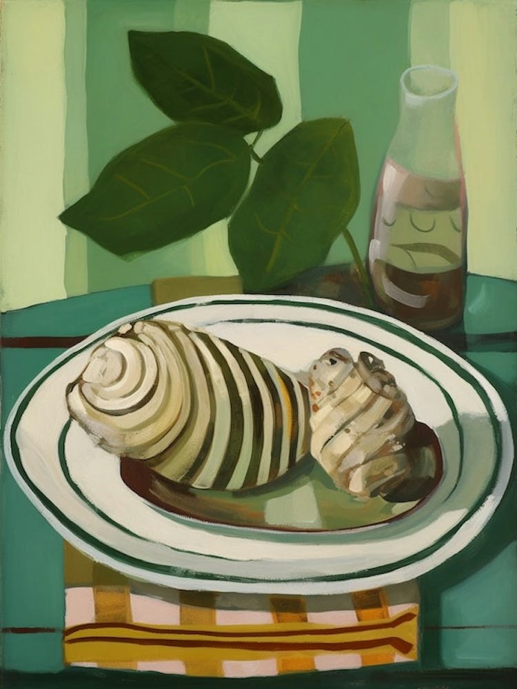 Conch Italian Still Life Painting